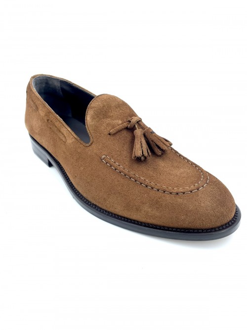 G.PAPADOGAMVROS P10 CAMOSCIO COGNAC MADE IN ITALY