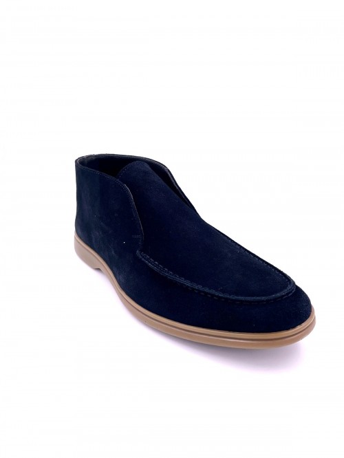 G.PAPADOGAMVROS S101CAMOSCIO BLU MADE IN ITALY