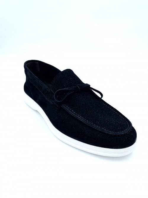 G.PAPADOGAMVROS S105 CAMOSCIO BLU MADE IN ITALY