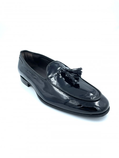 G.PAPADOGAMVROS S50 VERNICE NERO MADE IN ITALY