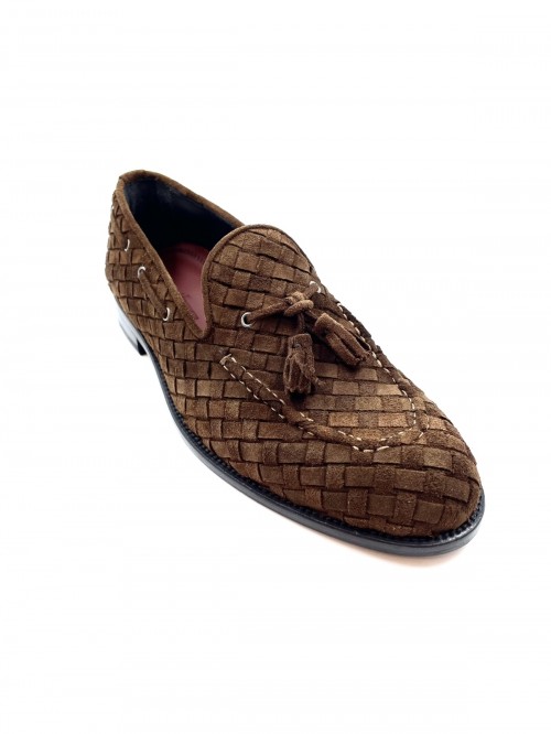 G.PAPADOGAMVROS AE25 CAMOSCIO INTREX CAMMELLO MADE IN ITALY