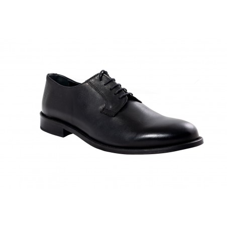 G.Papadogamvros CUOIO REAL 014 CRUST NERO MADE IN ITALY