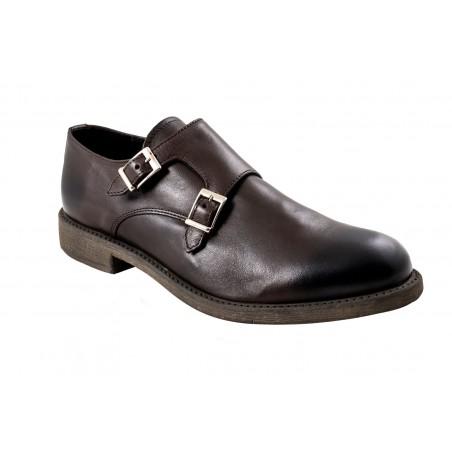 G.Papadogamvros SALAH 2 Buckle Bottalato T. Moro MADE IN ITALY