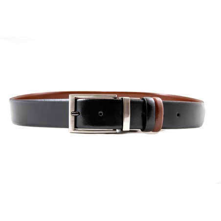 BELT BLACK BROWN MADE IN ITALY