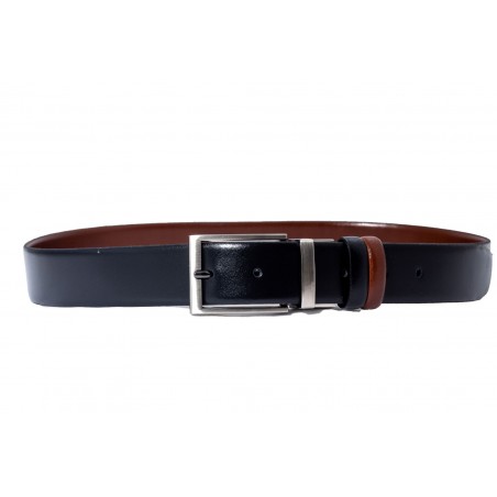 BELT BLUE BROWN MADE IN ITALY