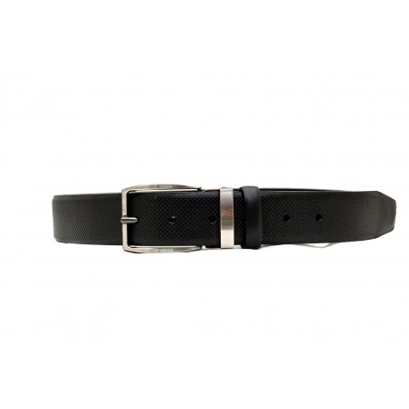 BELT BLACK DOTTED MATTE