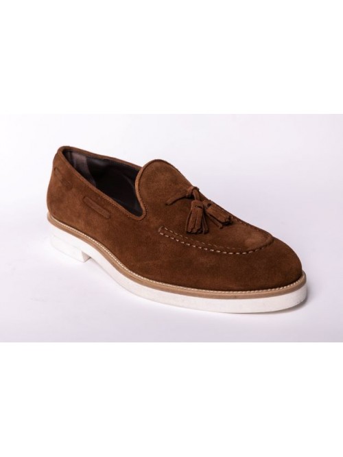 G.Papadogamvros M10 SUEDE TOBACCO MADE IN ITALY