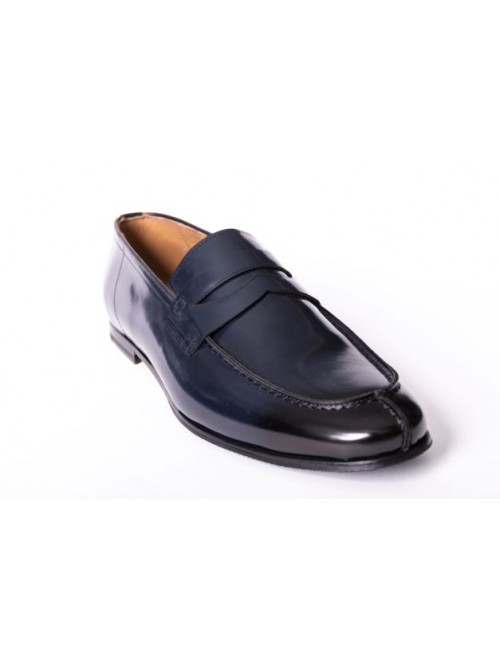CERRUTI 1881 CSS00783M 100% CALF LEATHER BLU