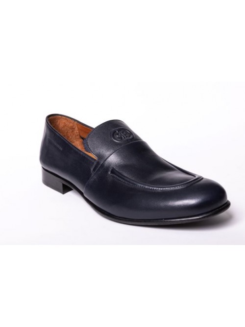 CERRUTI 1881 CSS00790M 100% CALF LEATHER BLU